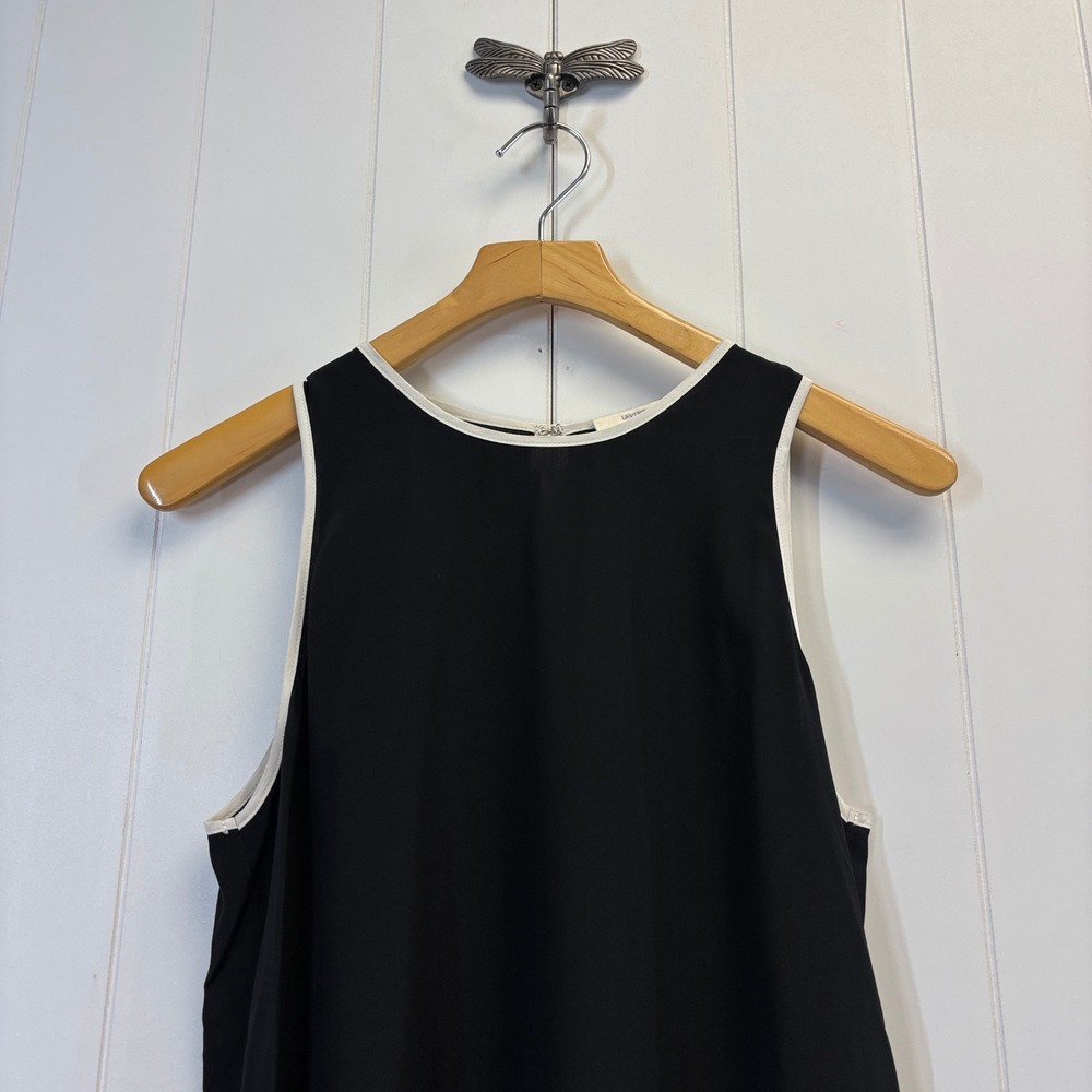 Lavender Brown Quiet Luxury Silk Tank Top Women Size M Old Money Career Office - Picture 7 of 8